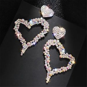Heart luxury fashion earrings